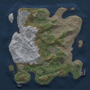 Thumbnail Rust Map: Procedural Map, Size: 3500, Seed: 2824, 16 Monuments