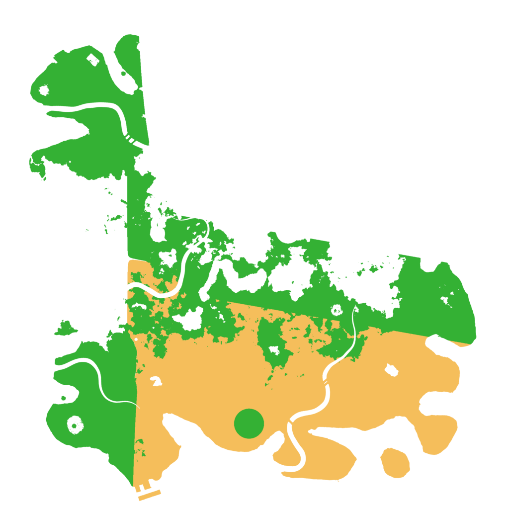 Biome Rust Map: Procedural Map, Size: 4500, Seed: 1821696820