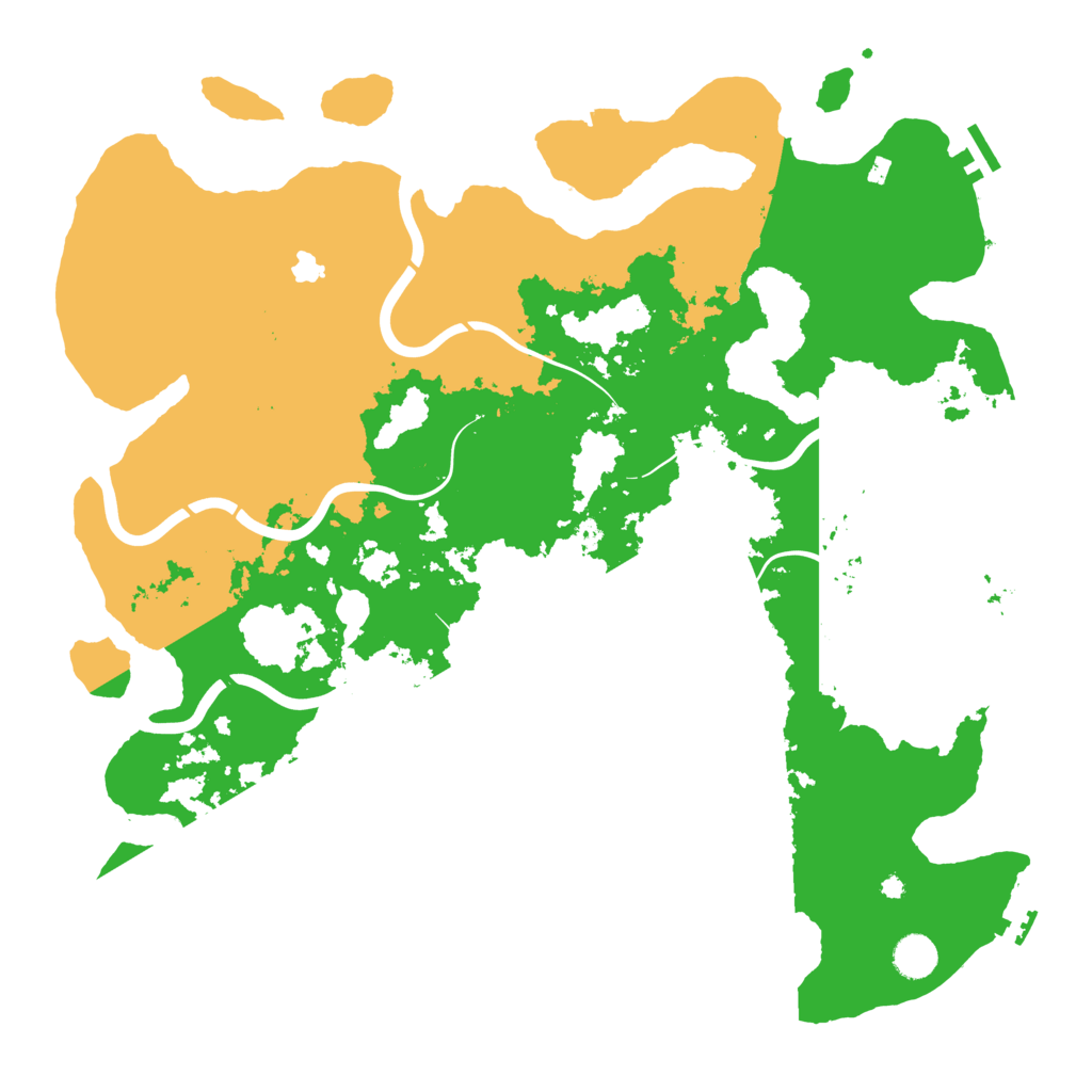 Biome Rust Map: Procedural Map, Size: 4350, Seed: 8082024