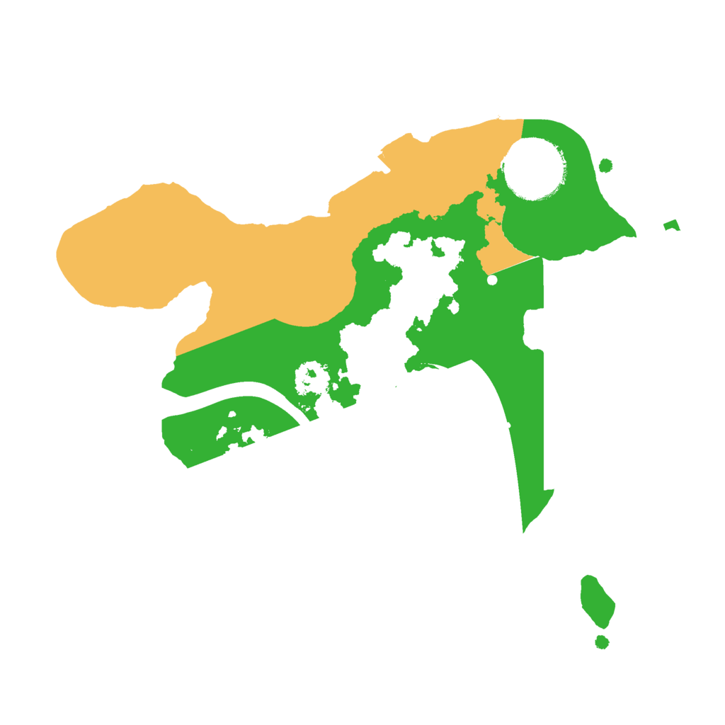 Biome Rust Map: Procedural Map, Size: 2100, Seed: 32700