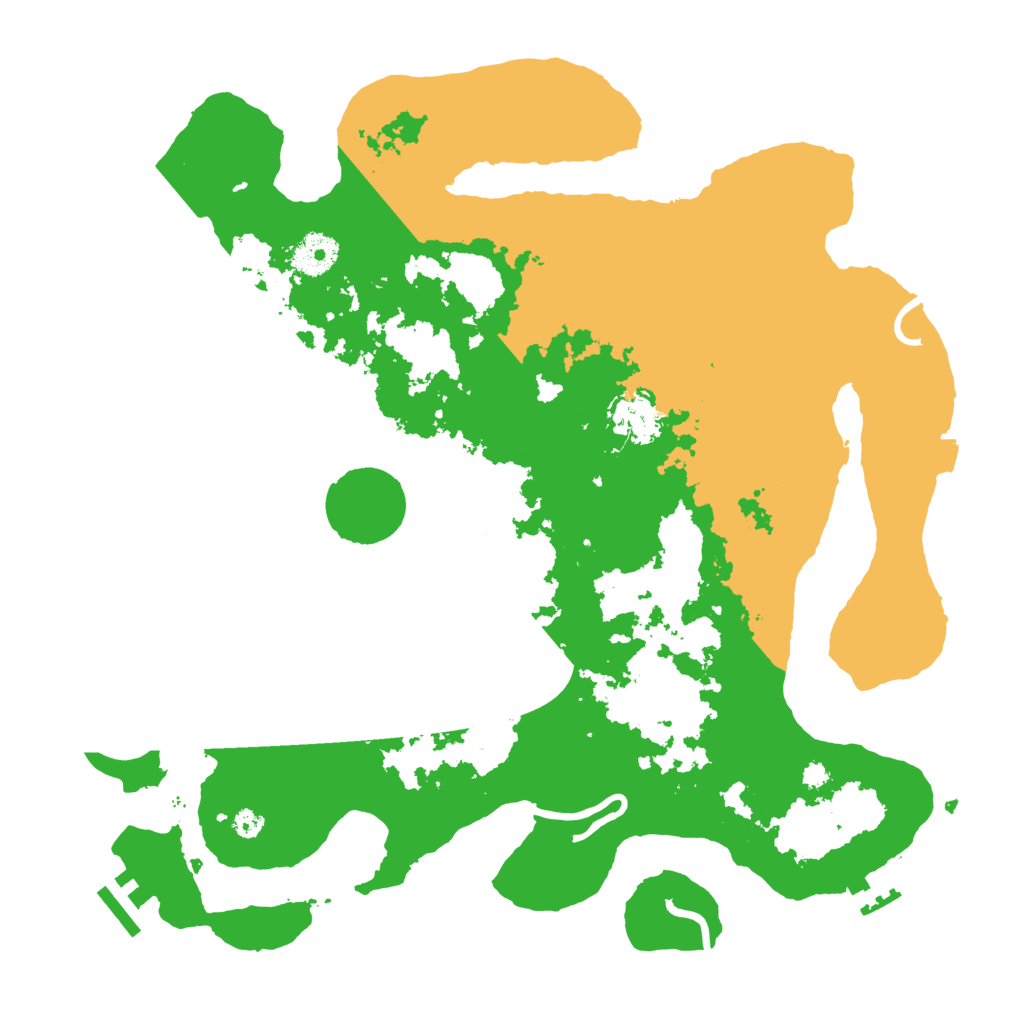 Biome Rust Map: Procedural Map, Size: 3600, Seed: 22037363