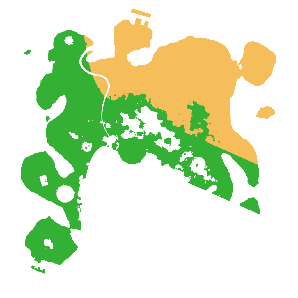 Biome Rust Map: Procedural Map, Size: 3000, Seed: 44726
