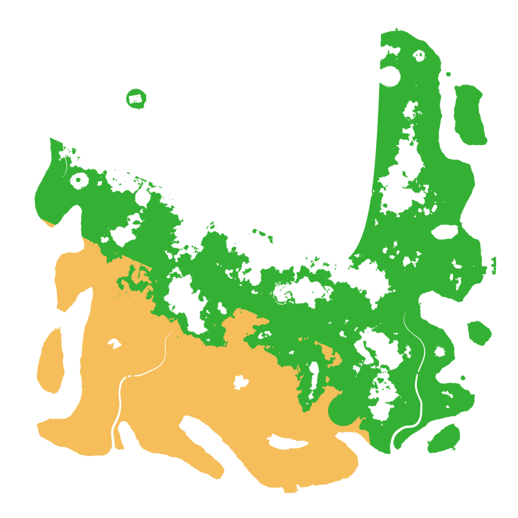 Biome Rust Map: Procedural Map, Size: 4500, Seed: 273955149