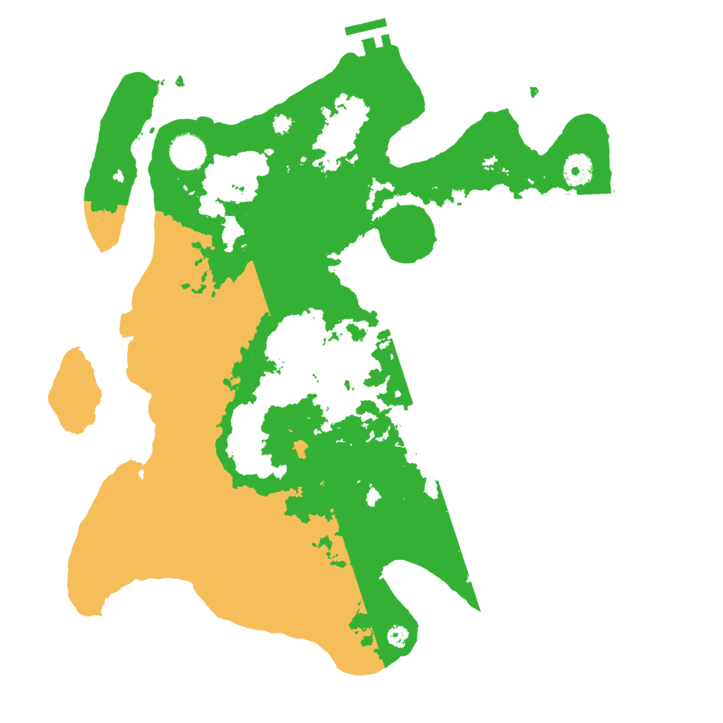 Biome Rust Map: Procedural Map, Size: 3500, Seed: 2121987335