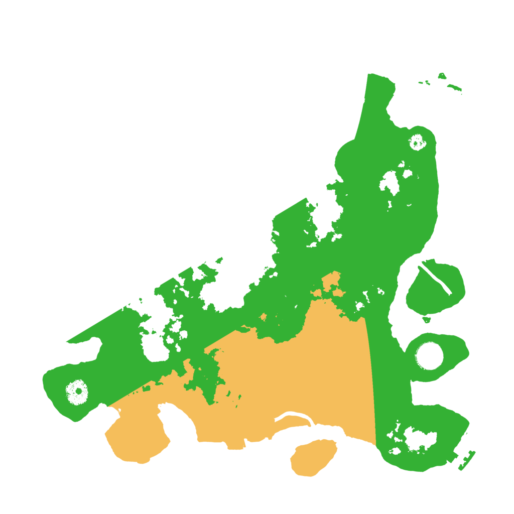 Biome Rust Map: Procedural Map, Size: 3300, Seed: 2047626968