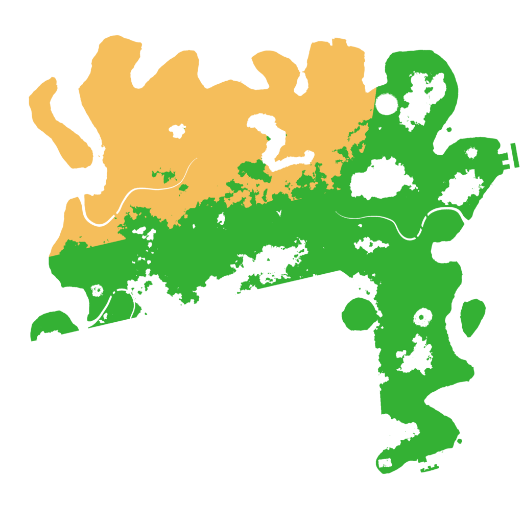 Biome Rust Map: Procedural Map, Size: 4300, Seed: 80824