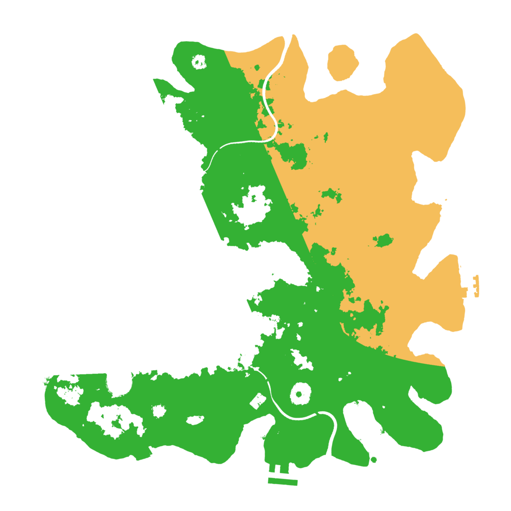Biome Rust Map: Procedural Map, Size: 3500, Seed: 876587399