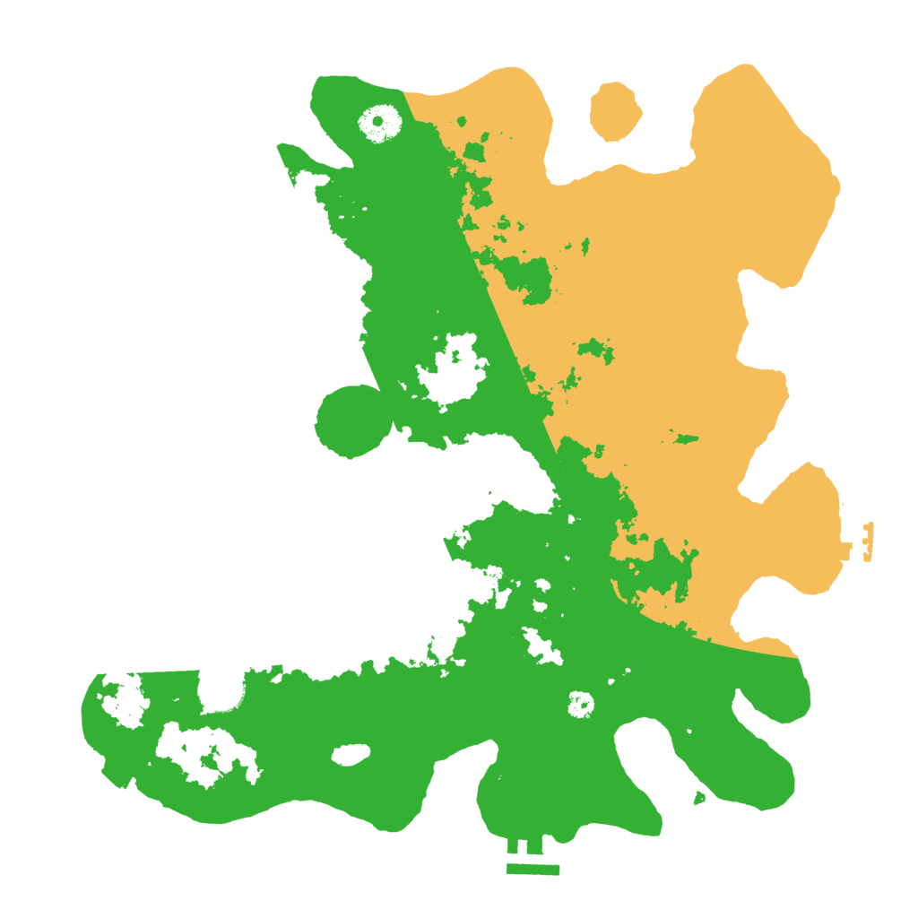 Biome Rust Map: Procedural Map, Size: 3500, Seed: 876587399