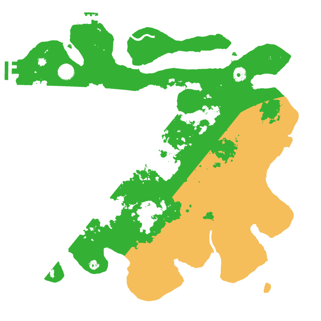 Biome Rust Map: Procedural Map, Size: 3500, Seed: 71986593