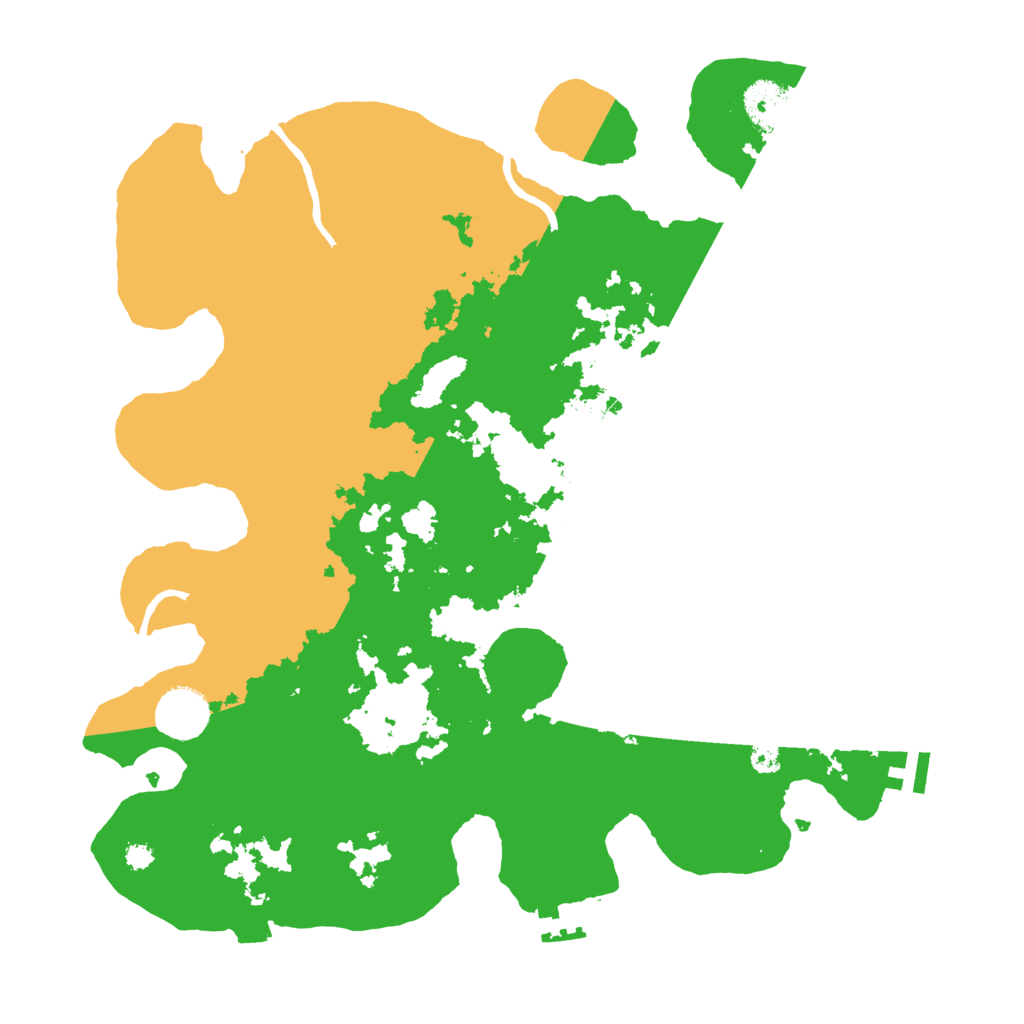 Biome Rust Map: Procedural Map, Size: 3500, Seed: 125532647