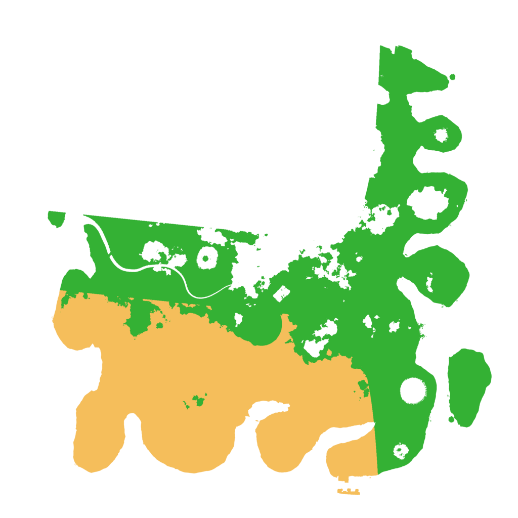 Biome Rust Map: Procedural Map, Size: 3500, Seed: 1012749942