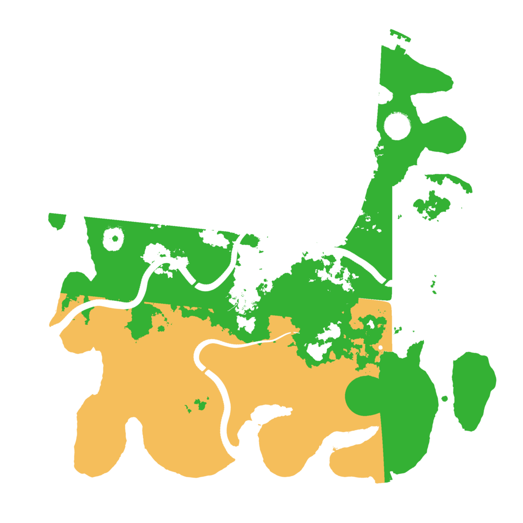 Biome Rust Map: Procedural Map, Size: 3500, Seed: 1012749942