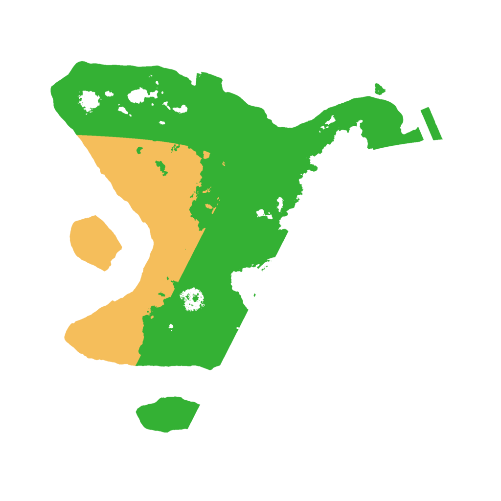 Biome Rust Map: Procedural Map, Size: 2222, Seed: 22222