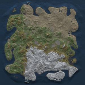 Thumbnail Rust Map: Procedural Map, Size: 4250, Seed: 17762024, 19 Monuments