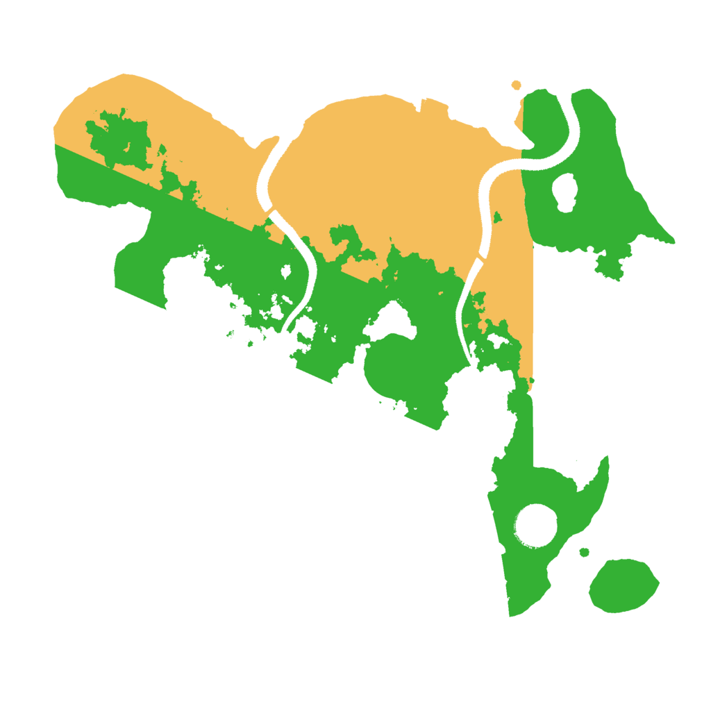 Biome Rust Map: Procedural Map, Size: 3000, Seed: 1943090770