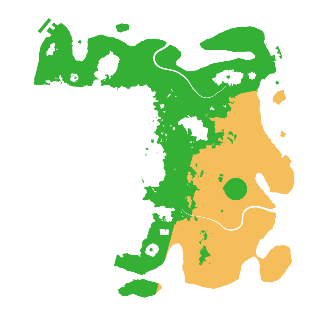 Biome Rust Map: Procedural Map, Size: 3750, Seed: 466456128