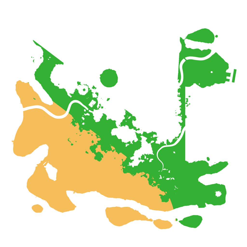Biome Rust Map: Procedural Map, Size: 3750, Seed: 2024081