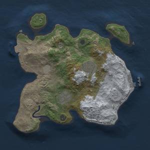 Thumbnail Rust Map: Procedural Map, Size: 2500, Seed: 4234, 9 Monuments