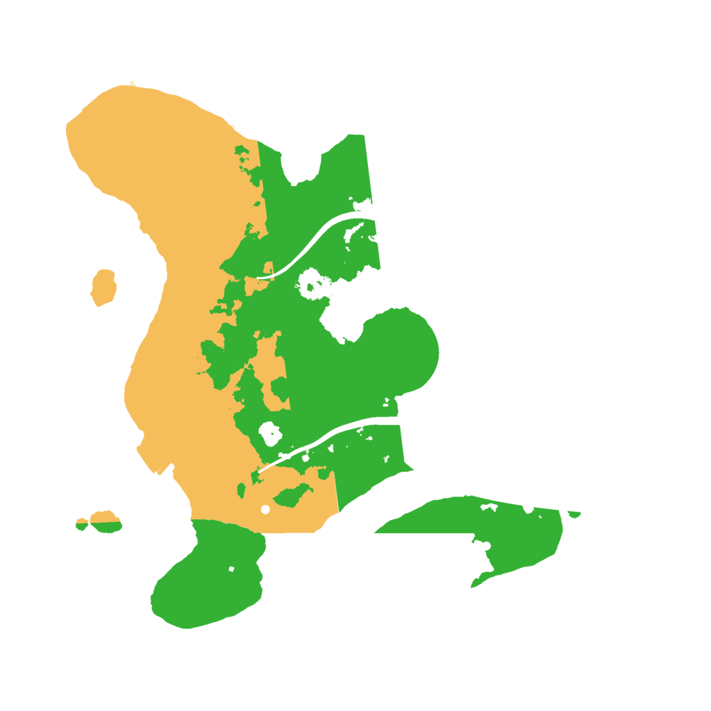 Biome Rust Map: Procedural Map, Size: 2300, Seed: 9578