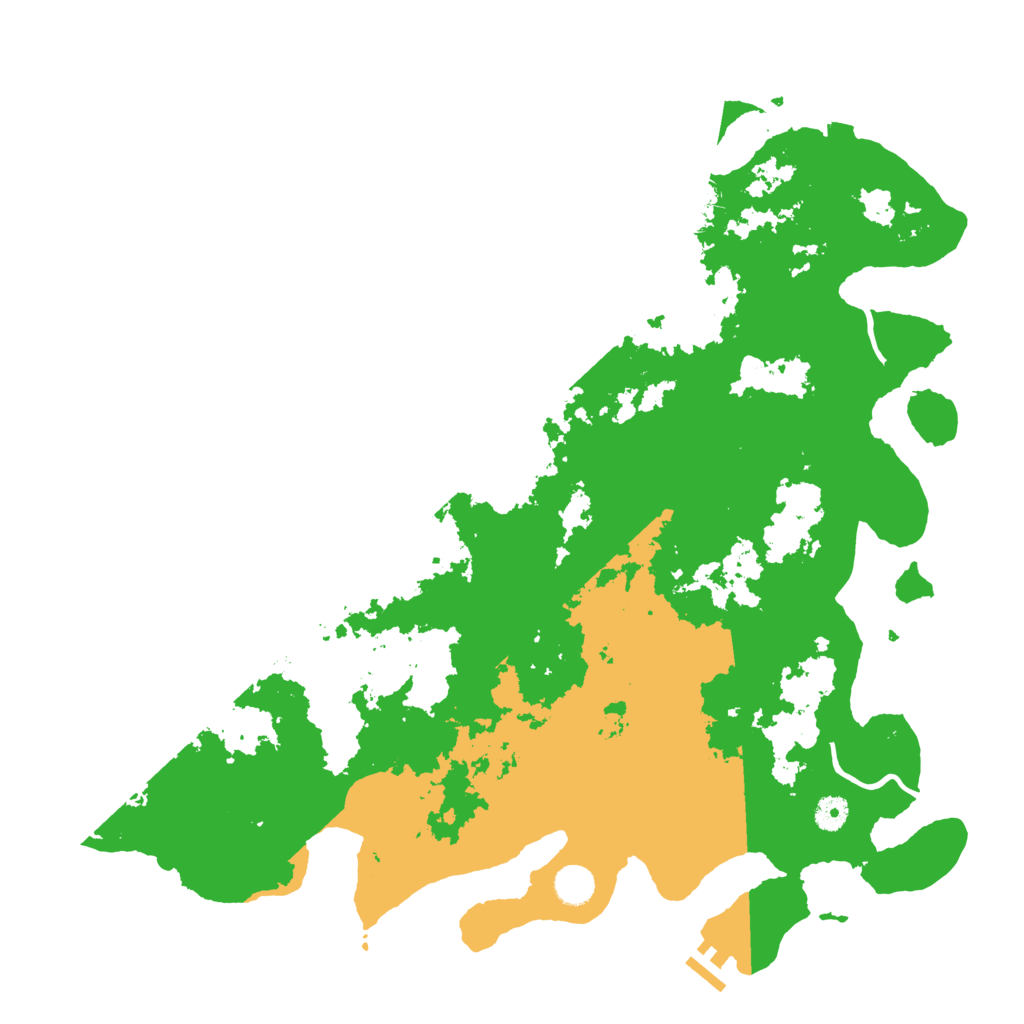 Biome Rust Map: Procedural Map, Size: 4500, Seed: 801412542