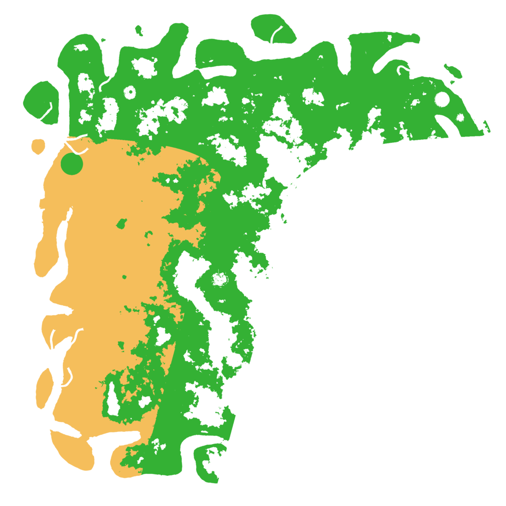 Biome Rust Map: Procedural Map, Size: 6000, Seed: 39275472