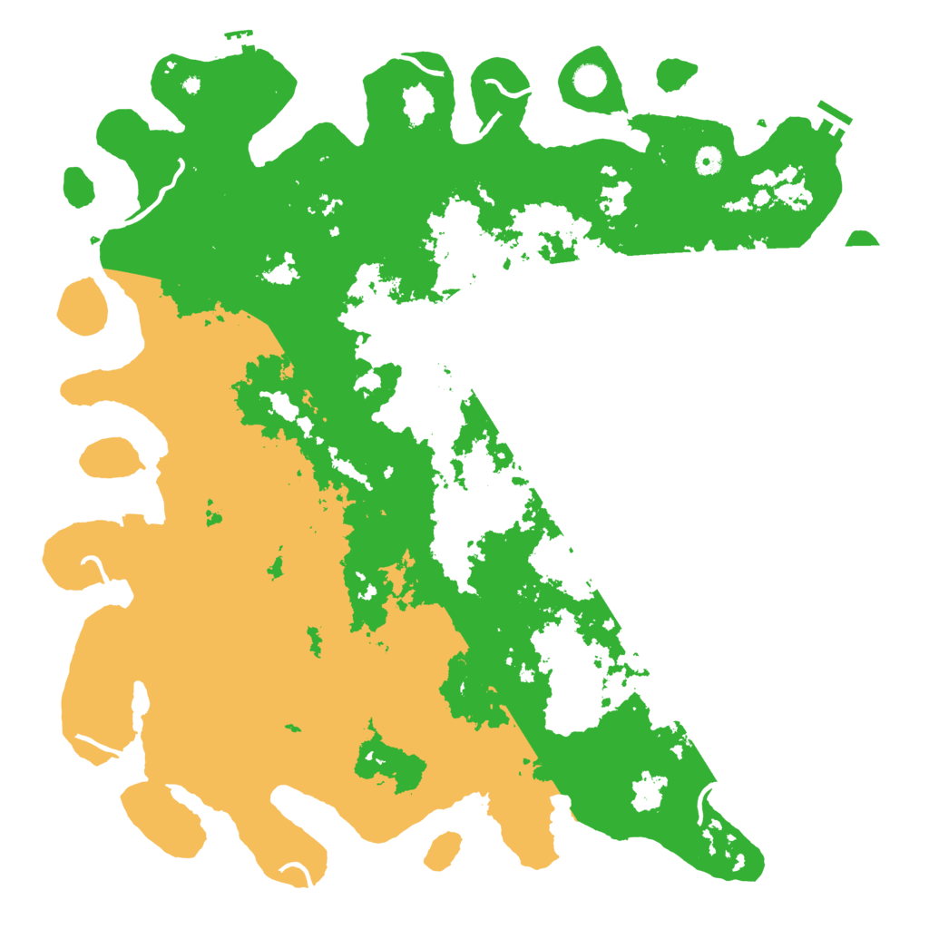 Biome Rust Map: Procedural Map, Size: 5000, Seed: 662888624