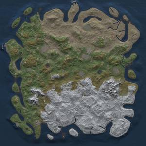 Thumbnail Rust Map: Procedural Map, Size: 5380, Seed: 426285697, 19 Monuments