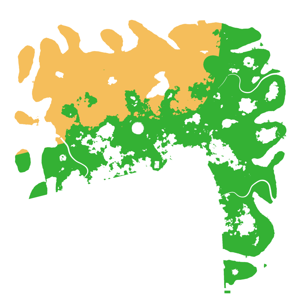 Biome Rust Map: Procedural Map, Size: 4500, Seed: 1828992540