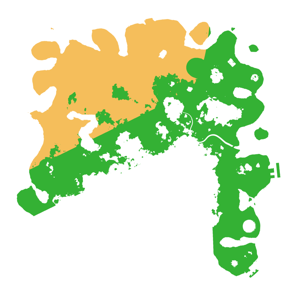 Biome Rust Map: Procedural Map, Size: 4000, Seed: 443943347