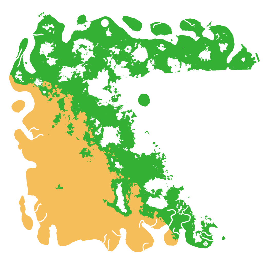Biome Rust Map: Procedural Map, Size: 6000, Seed: 8100931