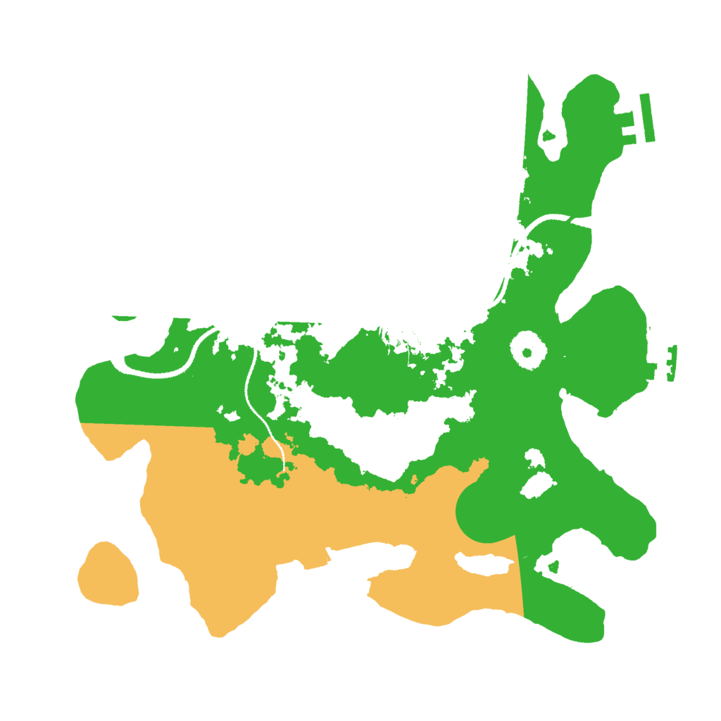 Biome Rust Map: Procedural Map, Size: 3000, Seed: 126077663