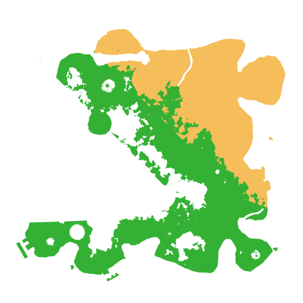 Biome Rust Map: Procedural Map, Size: 3500, Seed: 1189019934