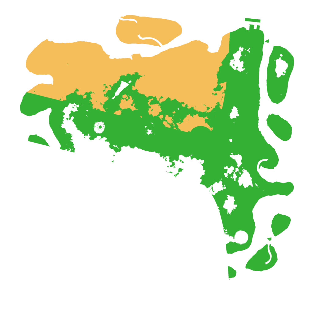 Biome Rust Map: Procedural Map, Size: 4096, Seed: 54000