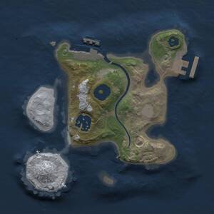 Thumbnail Rust Map: Procedural Map, Size: 2000, Seed: 312221, 4 Monuments