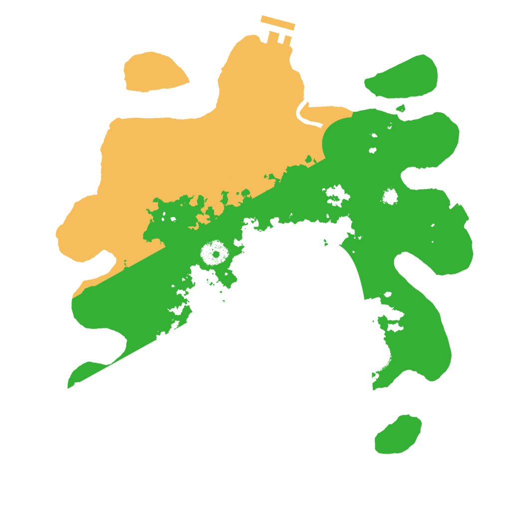 Biome Rust Map: Procedural Map, Size: 3000, Seed: 1196020649