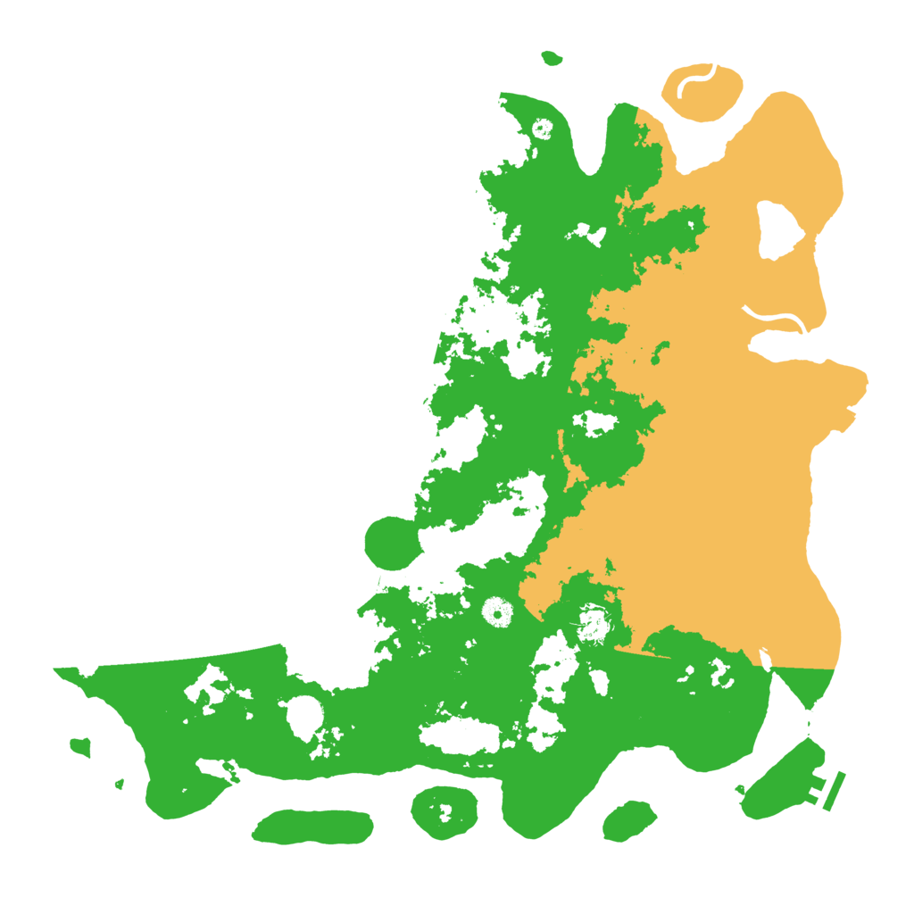 Biome Rust Map: Procedural Map, Size: 4500, Seed: 80000