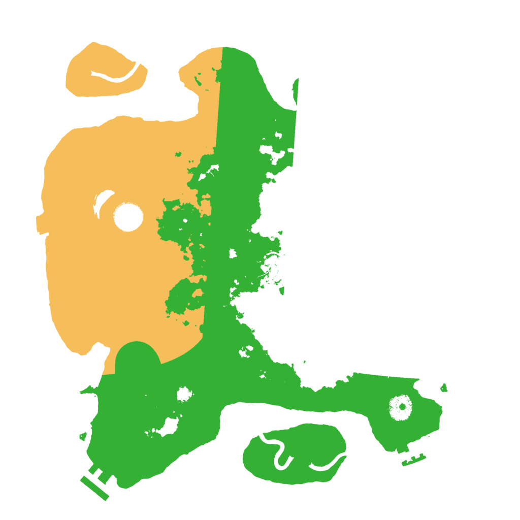 Biome Rust Map: Procedural Map, Size: 3200, Seed: 673663638