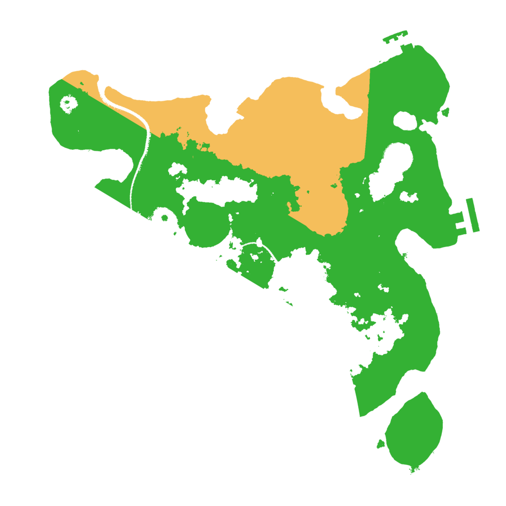 Biome Rust Map: Procedural Map, Size: 3000, Seed: 1157628171
