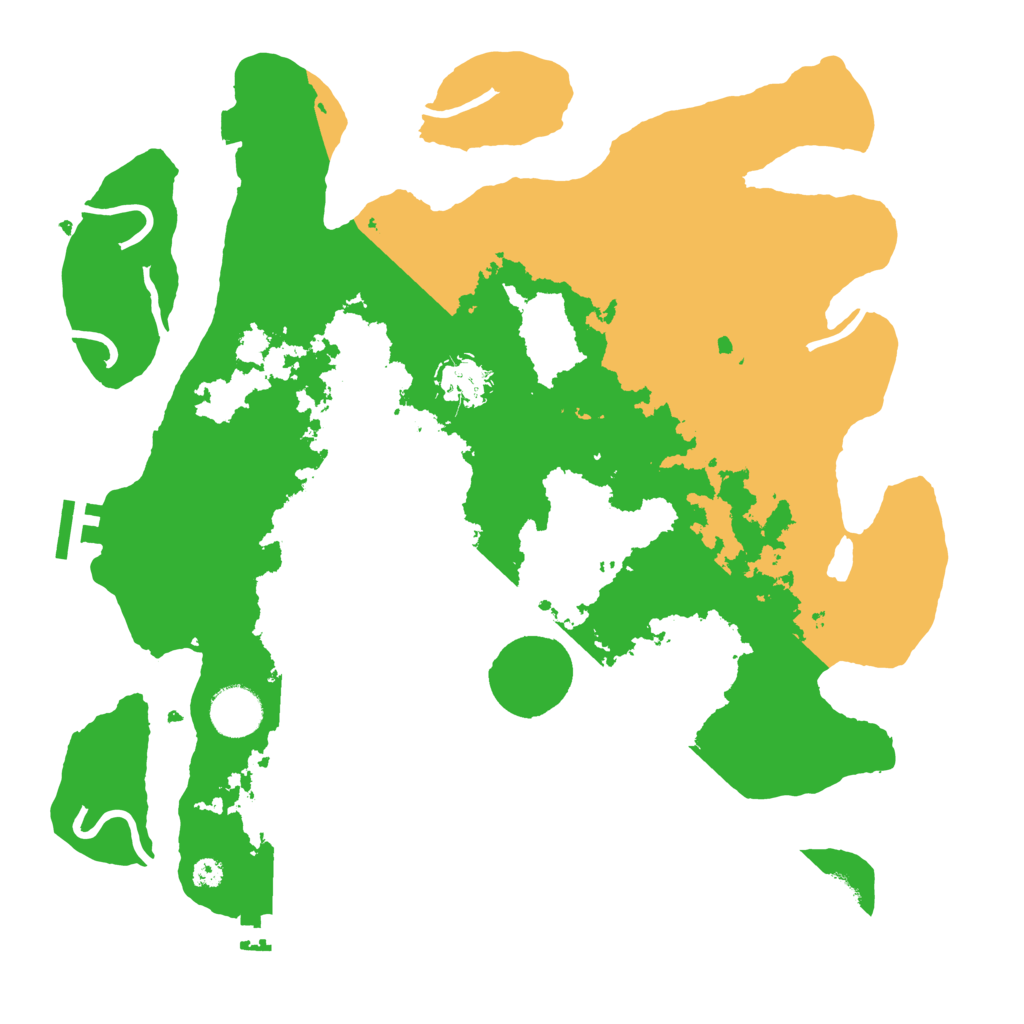 Biome Rust Map: Procedural Map, Size: 3500, Seed: 1104797652