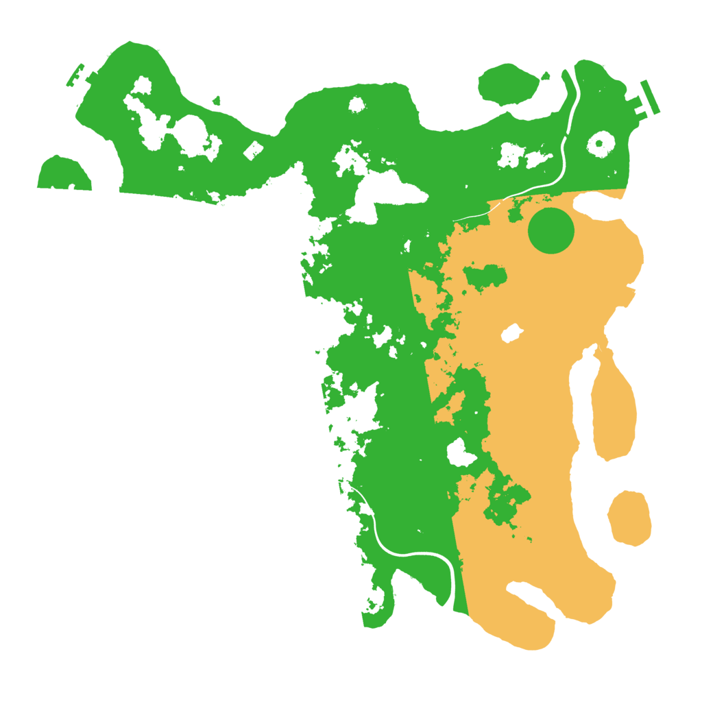 Biome Rust Map: Procedural Map, Size: 4000, Seed: 140254779