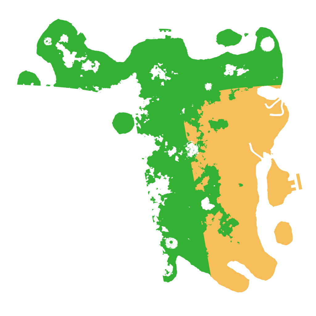 Biome Rust Map: Procedural Map, Size: 4000, Seed: 140254779