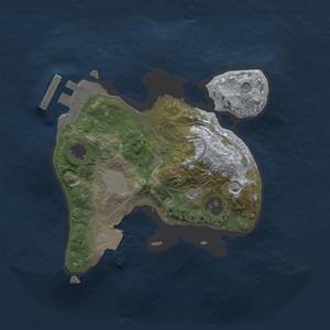 Thumbnail Rust Map: Procedural Map, Size: 1800, Seed: 1839618071, 5 Monuments