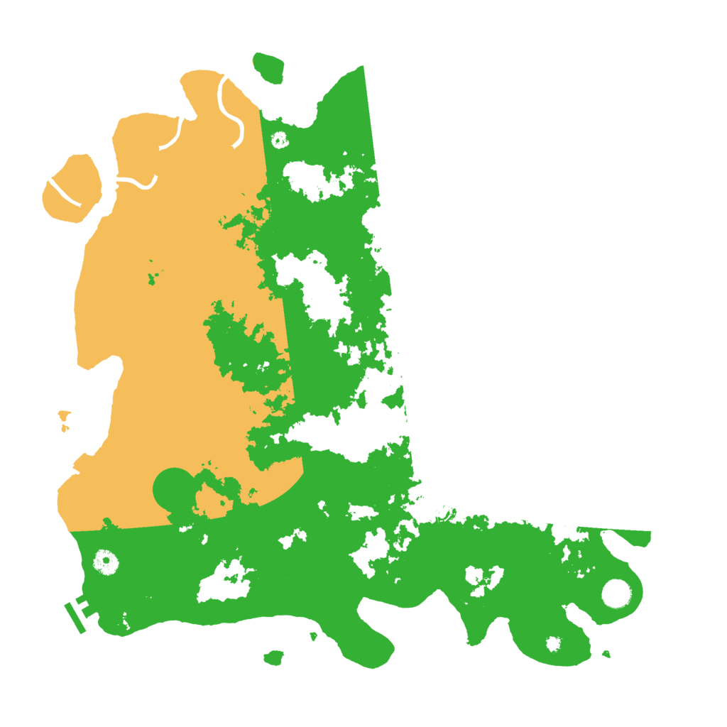Biome Rust Map: Procedural Map, Size: 4400, Seed: 12484