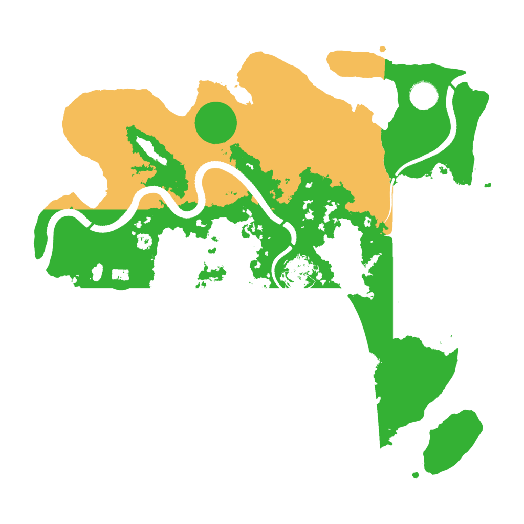 Biome Rust Map: Procedural Map, Size: 3300, Seed: 2022902483