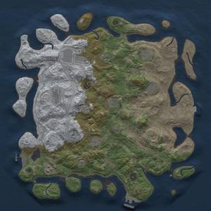 Thumbnail Rust Map: Procedural Map, Size: 4250, Seed: 1879562665, 19 Monuments