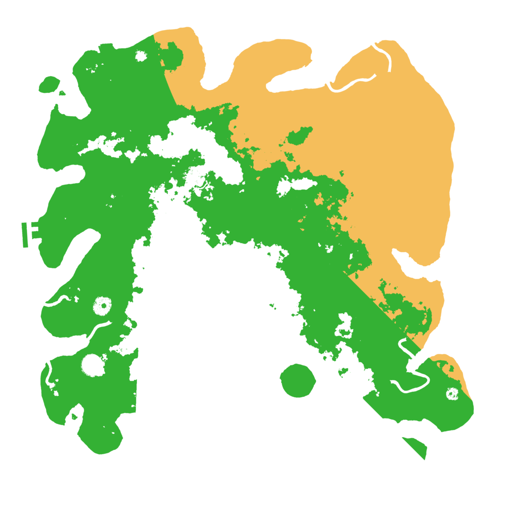 Biome Rust Map: Procedural Map, Size: 4096, Seed: 11450