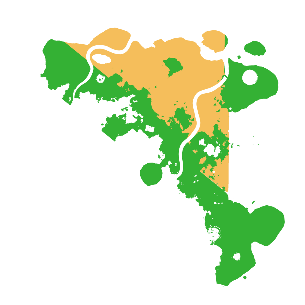 Biome Rust Map: Procedural Map, Size: 3650, Seed: 12004390