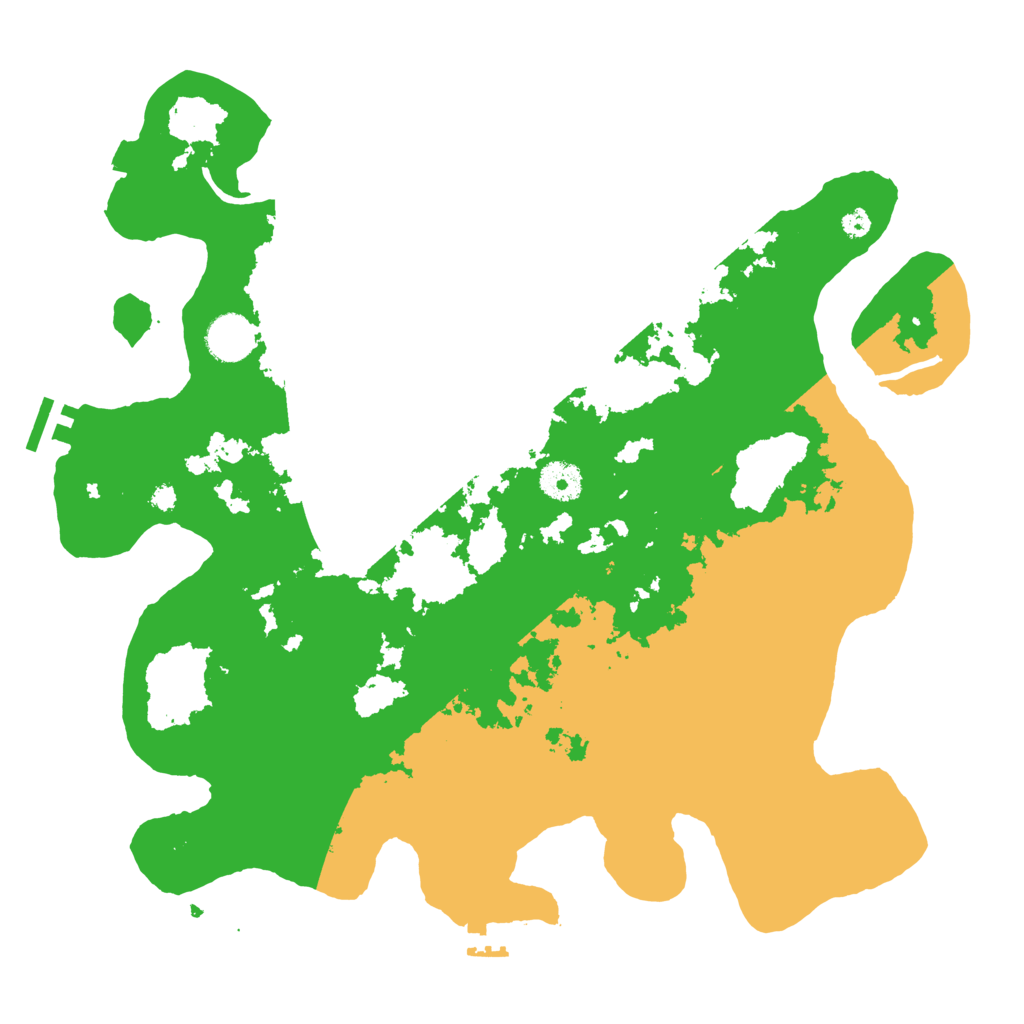 Biome Rust Map: Procedural Map, Size: 3750, Seed: 1232347760