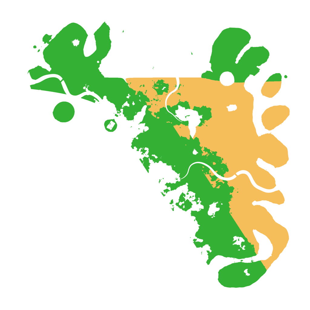 Biome Rust Map: Procedural Map, Size: 4000, Seed: 454646