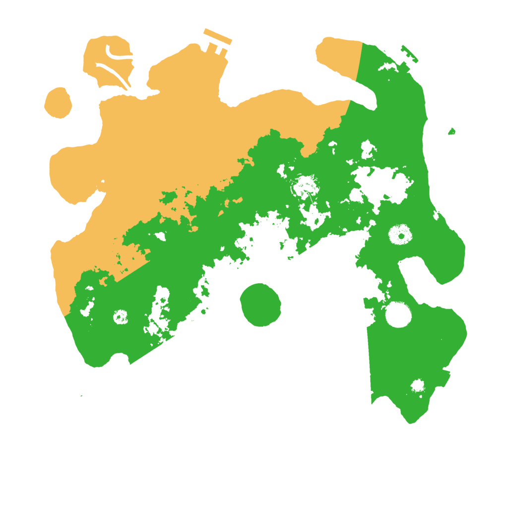 Biome Rust Map: Procedural Map, Size: 3500, Seed: 322189246